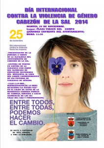 Cartel día contra la violencia de género 2014